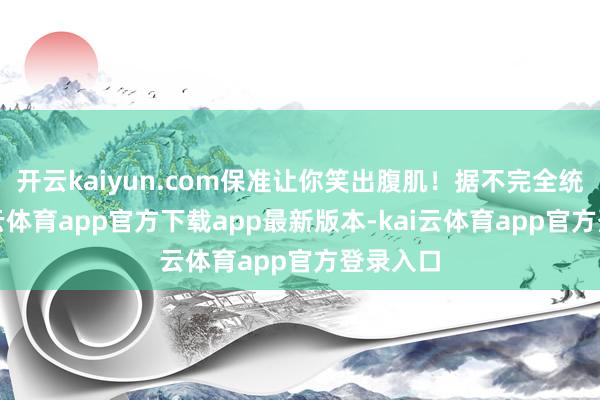 开云kaiyun.com保准让你笑出腹肌！据不完全统计-kai云体育app官方下载app最新版本-kai云体育app官方登录入口