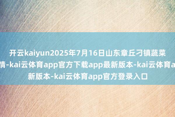 开云kaiyun2025年7月16日山东章丘刁镇蔬菜批发市集价钱行情-kai云体育app官方下载app最新版本-kai云体育app官方登录入口